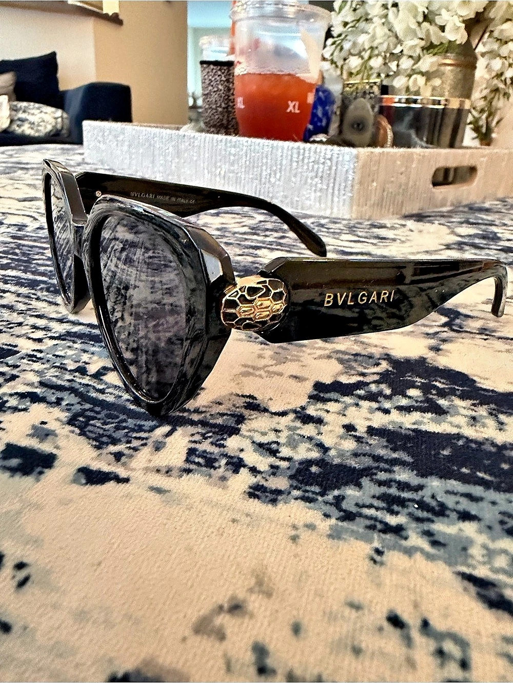 BULGARI Serpenti Forever Sunglasses Black